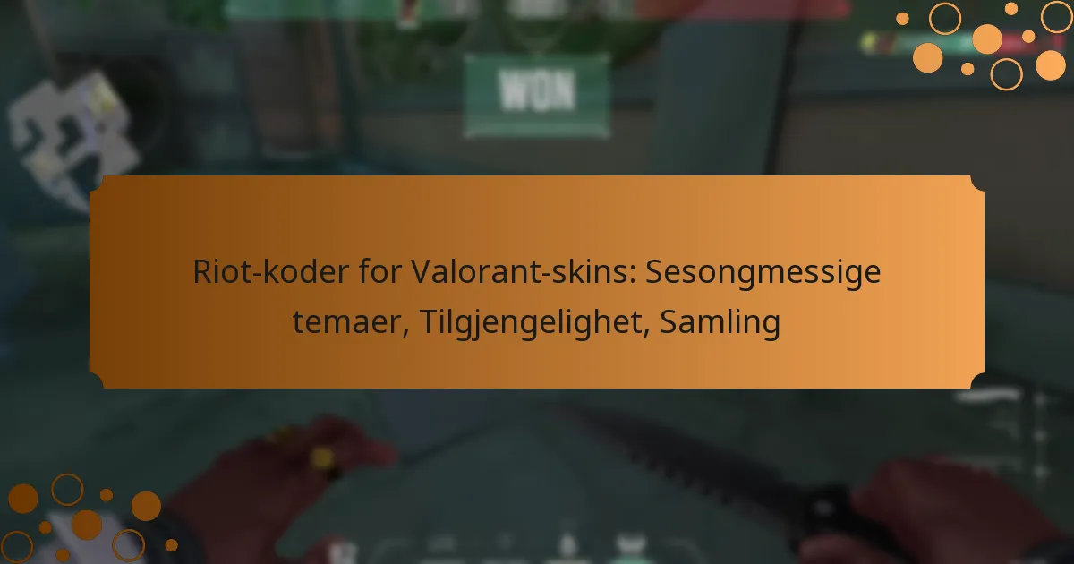 Riot-koder for Valorant-skins: Sesongmessige temaer, Tilgjengelighet, Samling