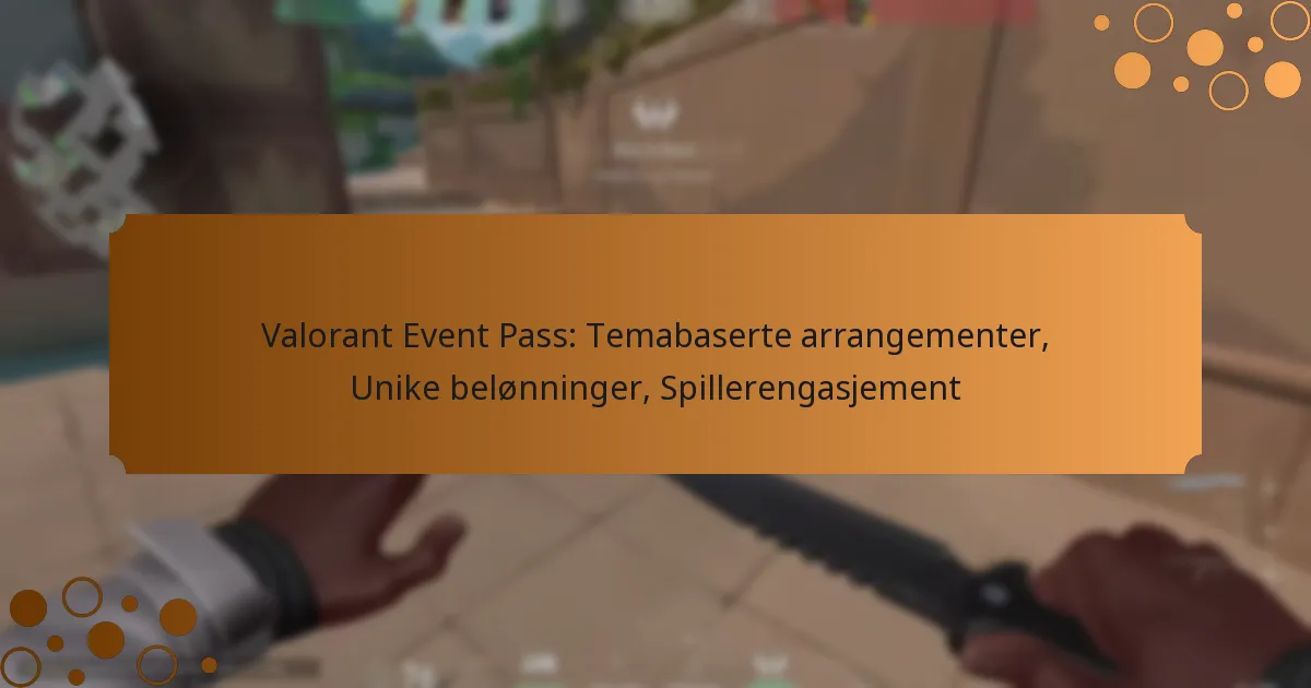 Valorant Event Pass: Temabaserte arrangementer, Unike belønninger, Spillerengasjement