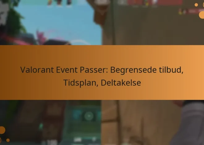 Valorant Event Passer: Begrensede tilbud, Tidsplan, Deltakelse