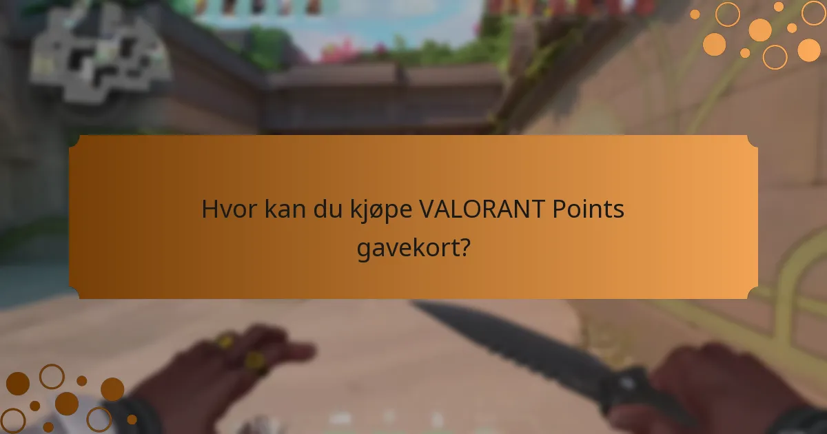 Hvilke alternativer finnes til VALORANT Points gavekort?